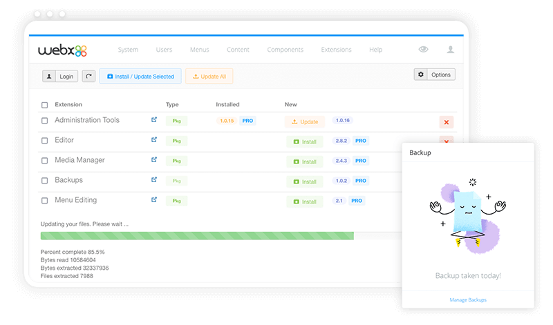 Software updates demo