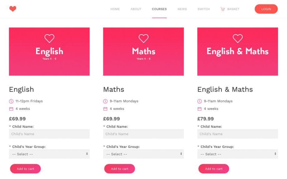 Online courses